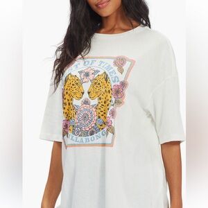 Billabong Cheetah Dreams Cotton Graphic T Shirt